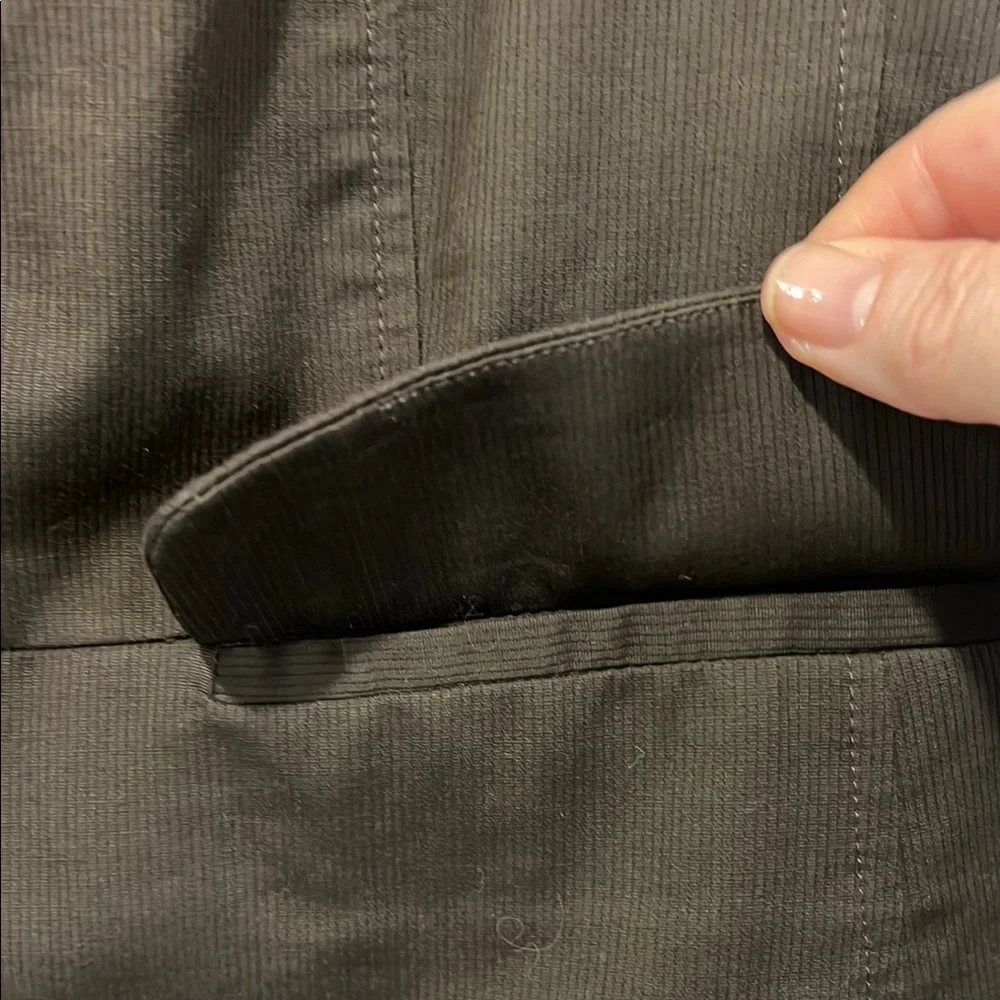 Talbots Chocolate Brown One button cotton classic blazer size 10 - Picture 3 of 13